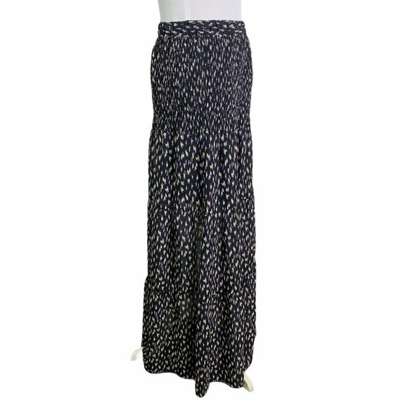 CODE X MODE Print Tiered Elastic Waist Maxi Skirt - Picture 5 of 9